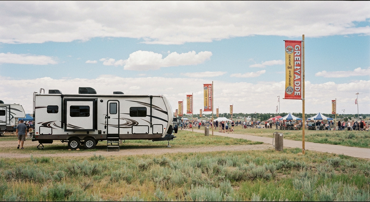 RV rental for Greeley Stampede near Fort Collins